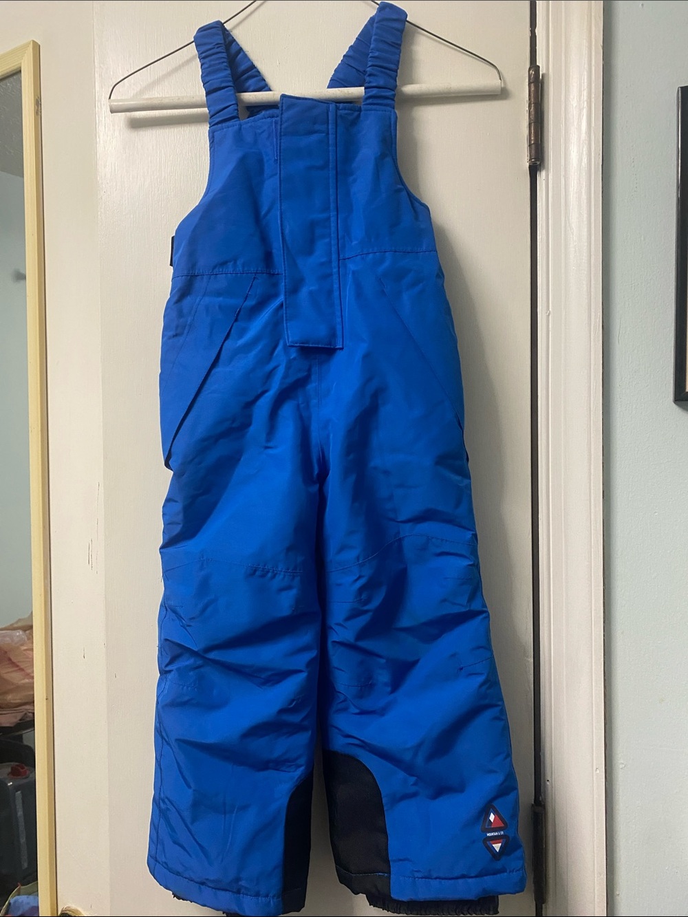 Kids Royal Blue Insulated Snow Overalls